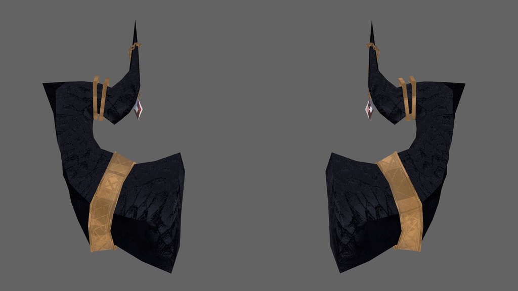 【PB対応】DragonHorn 5色入り【VRC向け】