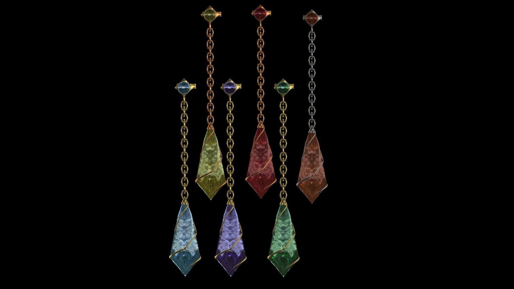 Crystal Pierce 【PhysBone設定済み】