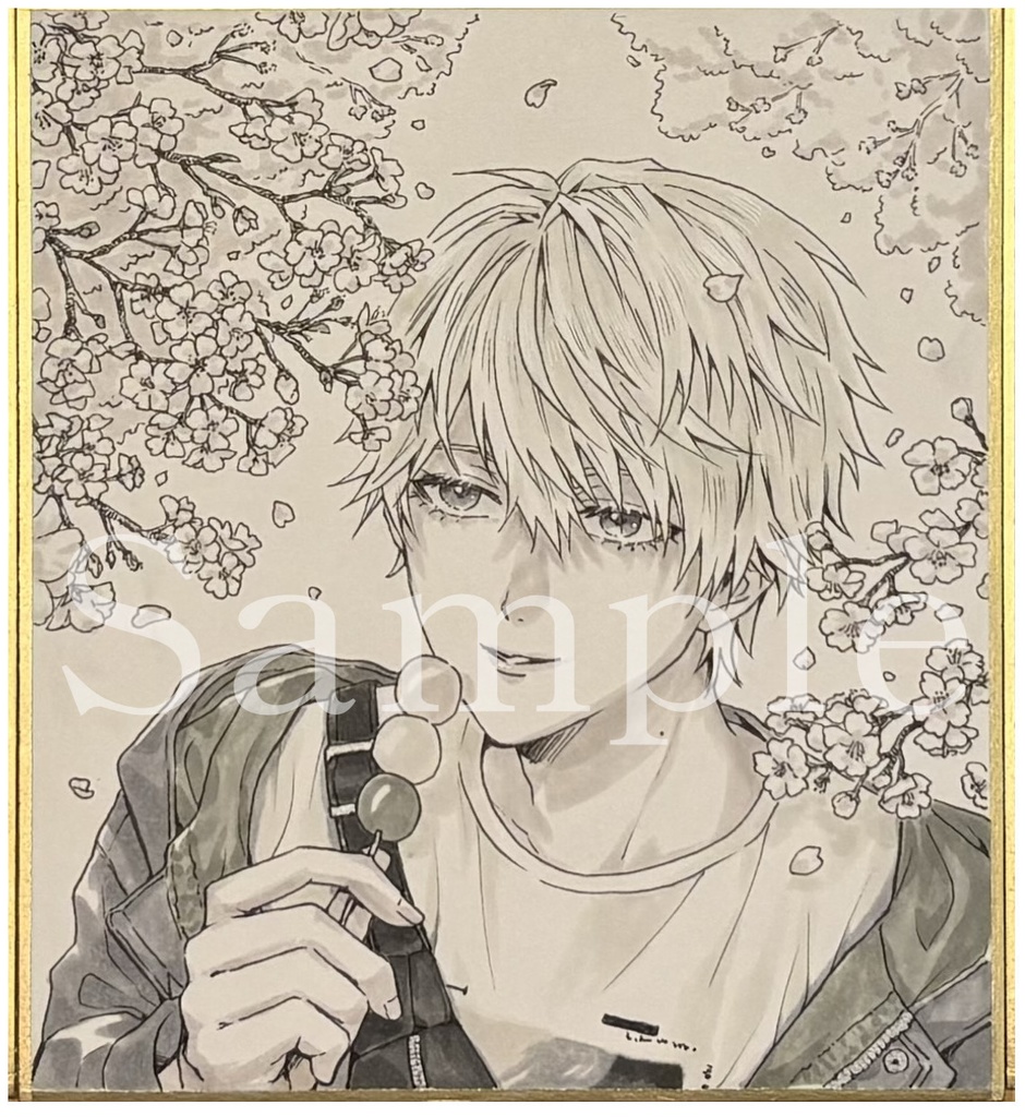 【非公式FA】直筆ミニ色紙(サニー)