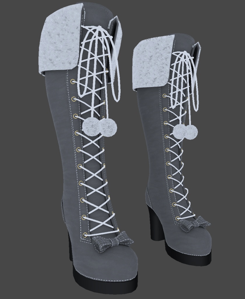 Winter Boots 3d Model (Commercial Use)