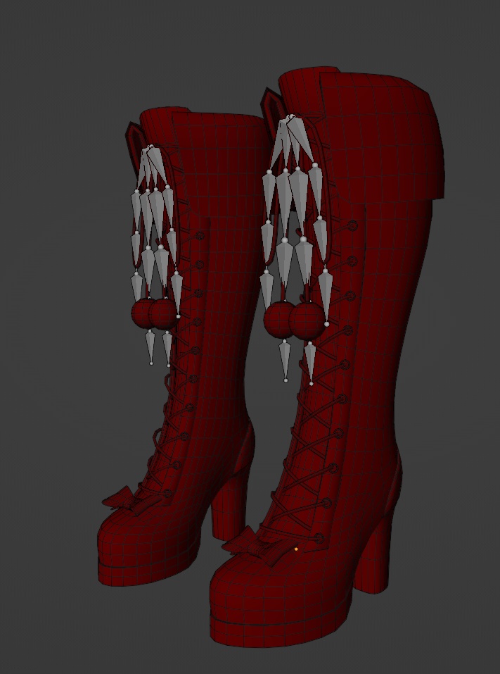 Winter Boots 3d Model (Commercial Use)