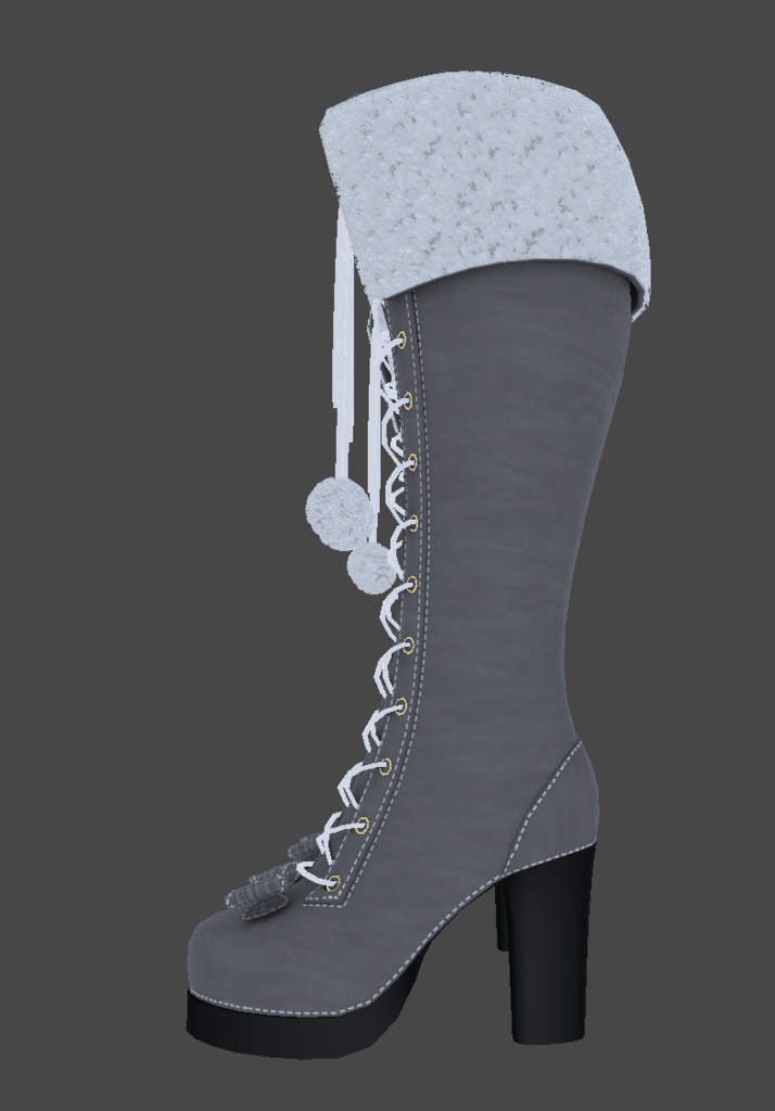 Winter Boots 3d Model (Commercial Use)