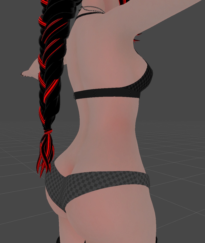 Bra and Undies 3d Model (Commercial Use)