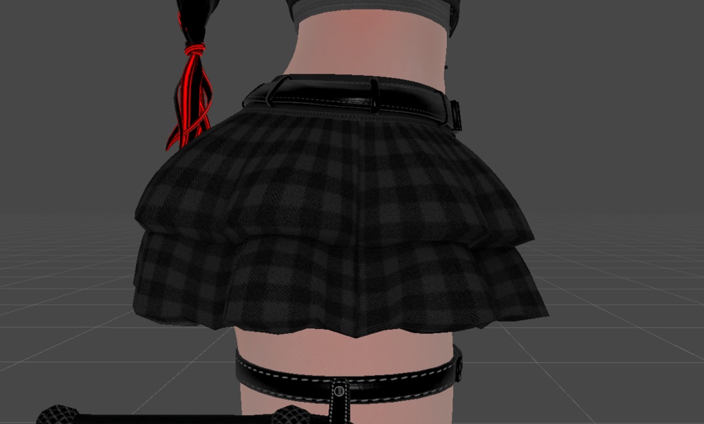 Skirt 3d Model (Commercial Use)