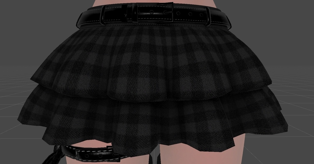 Skirt 3d Model (Commercial Use)