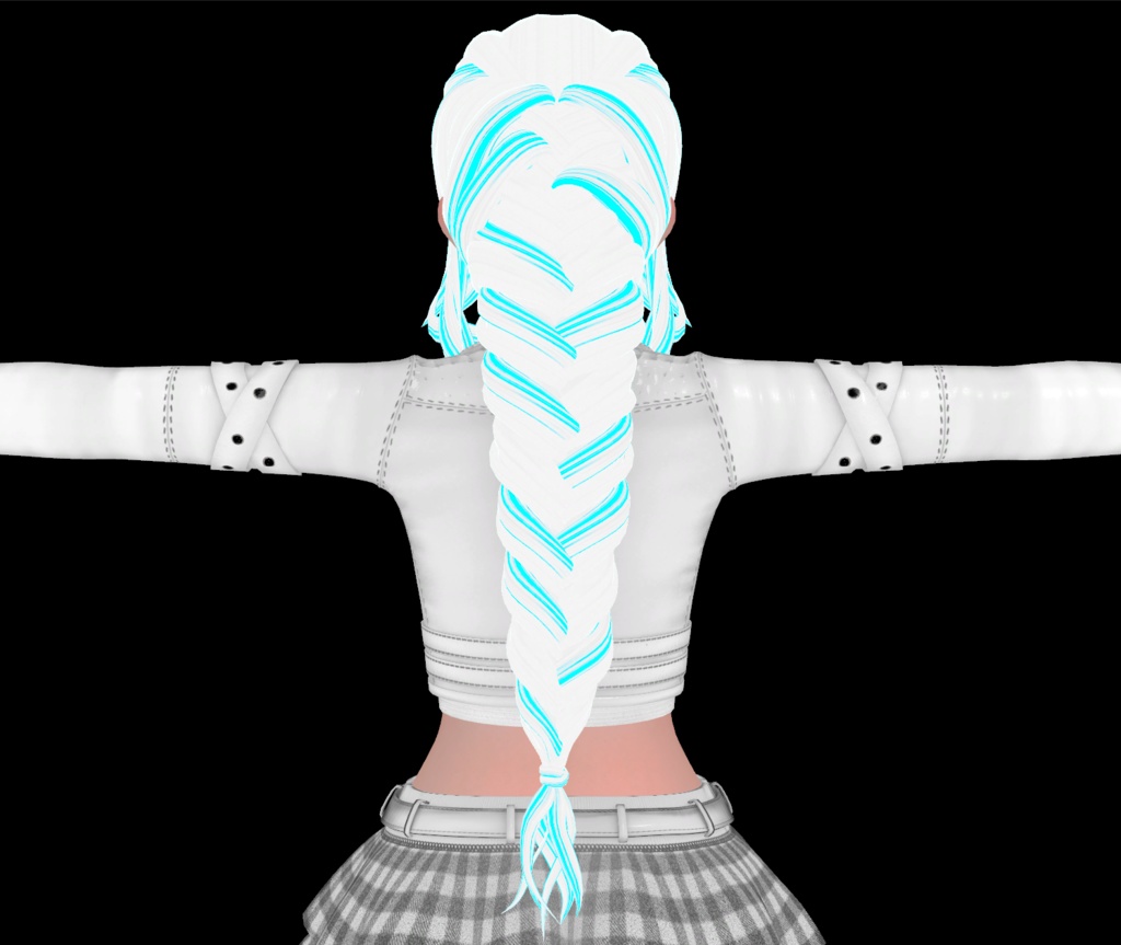 Hair 3d Model (Commercial Use)