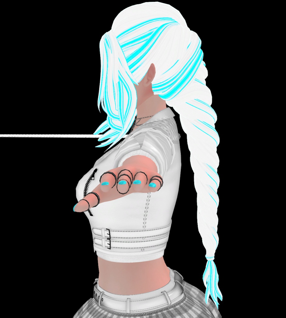 Hair 3d Model (Commercial Use)