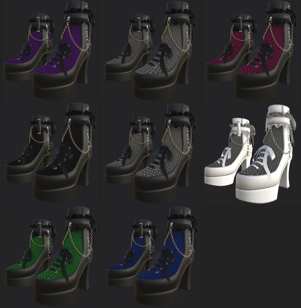 Goth Heels (read description for discount) Commercial Use