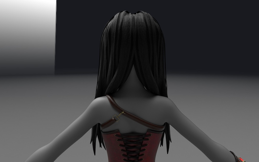 Middle Parted Hair (read description for discount) Commercial Use