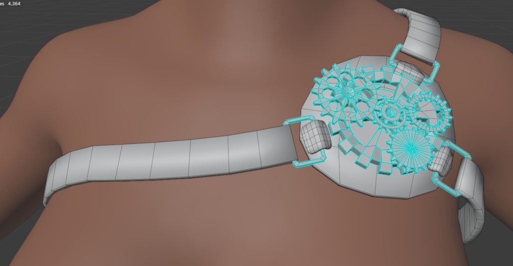 Steampunk Chest Harness (read description for discount) Commercial Use