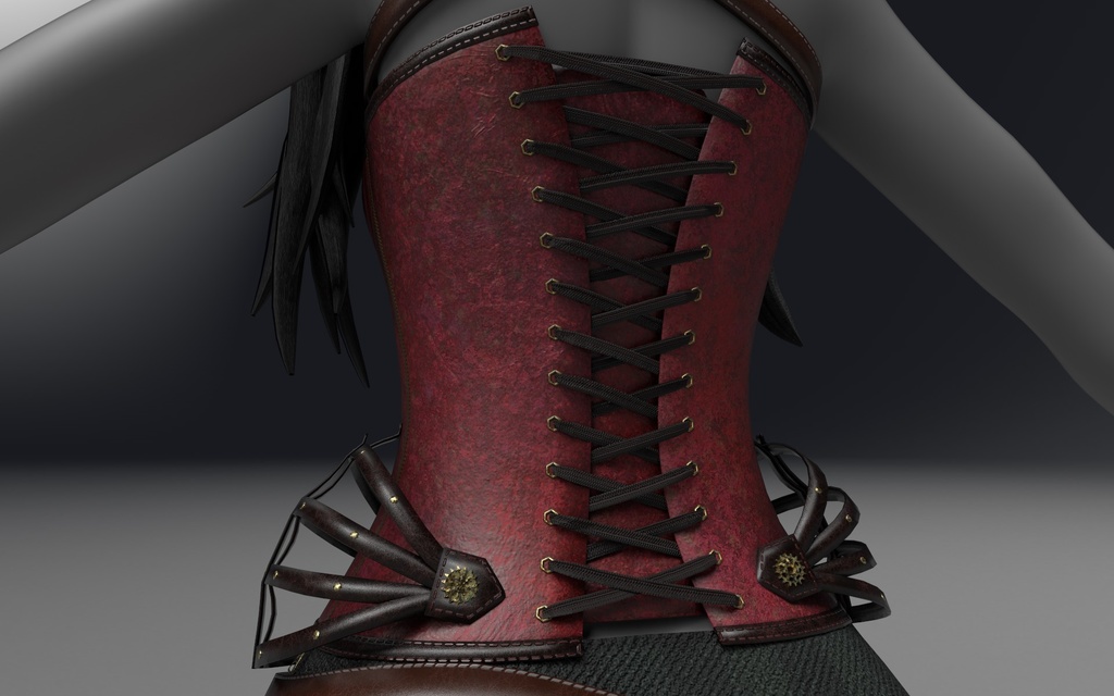 Steampunk Corset (read description for discount) Commercial Use