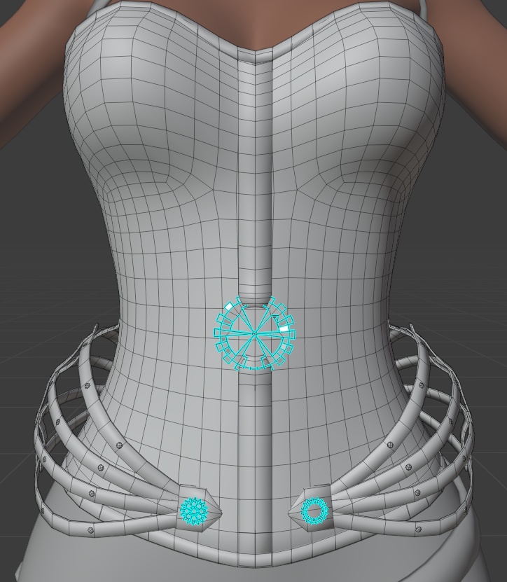 Steampunk Corset (read description for discount) Commercial Use