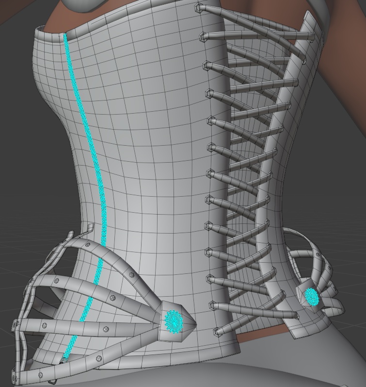 Steampunk Corset (read description for discount) Commercial Use