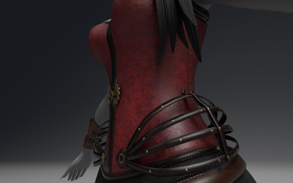 Steampunk Corset (read description for discount) Commercial Use