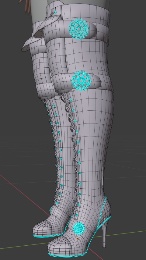 Steampunk Boots (read description for discount) Commercial Use