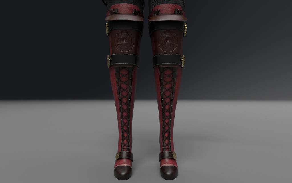 Steampunk Boots (read description for discount) Commercial Use