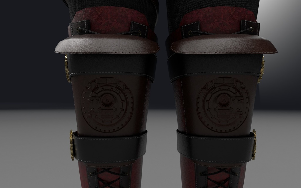 Steampunk Boots (read description for discount) Commercial Use