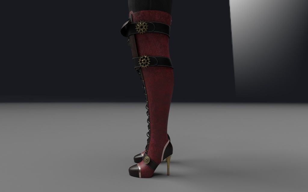 Steampunk Boots (read description for discount) Commercial Use