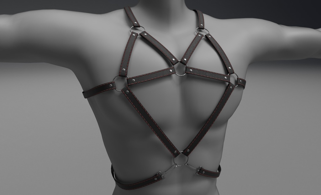 Male Harness Pack (FREE read description) Commercial Use