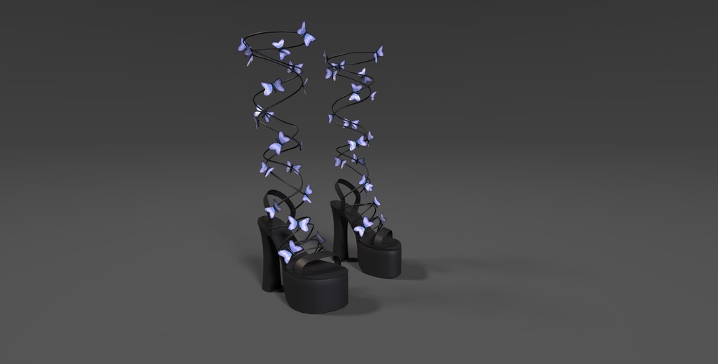 Butterfly Heels (Commercial Use)