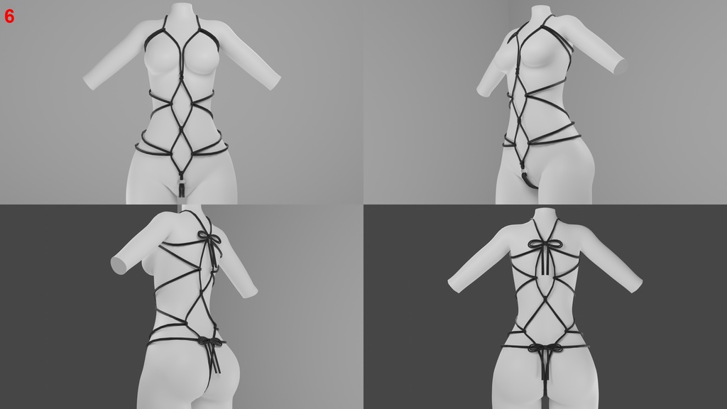 Female Harness Pack (Commercial Use)