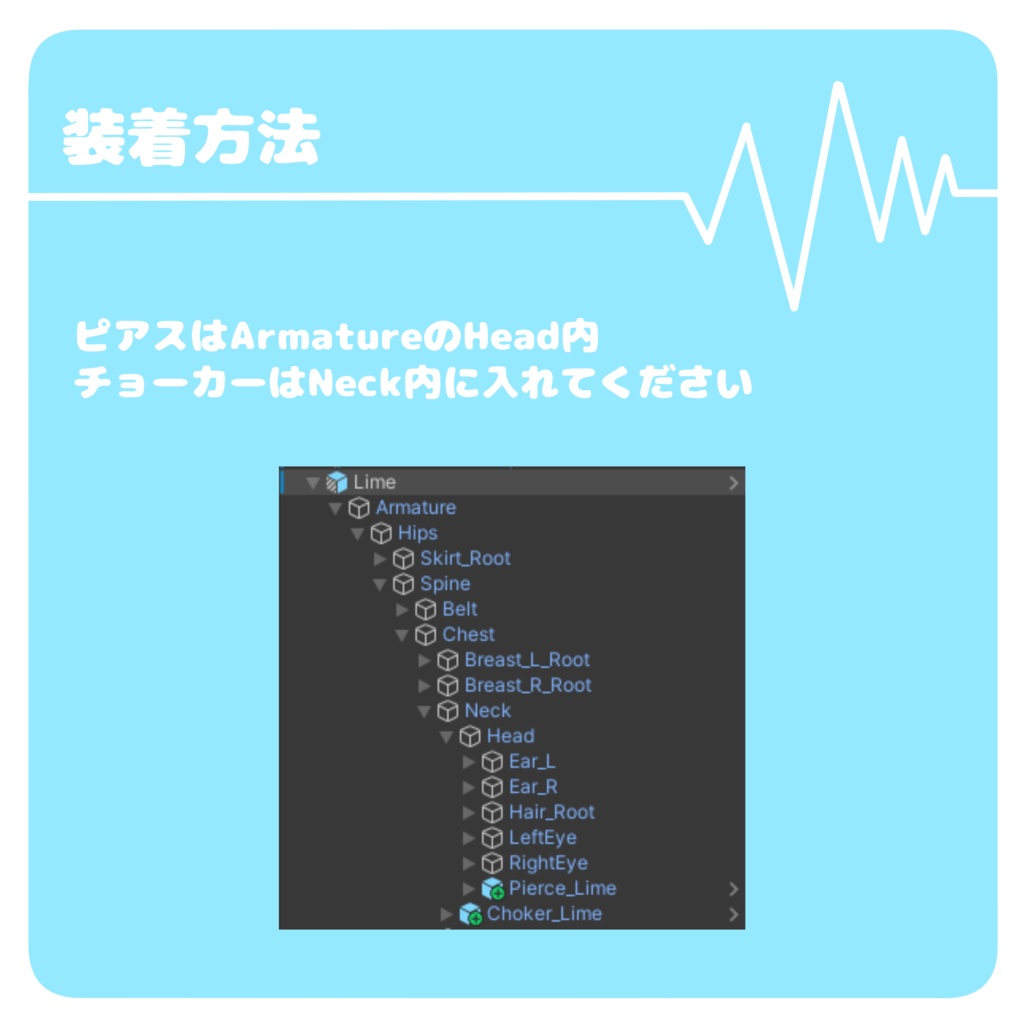 メディカルモチーフピアス&チョーカーセット