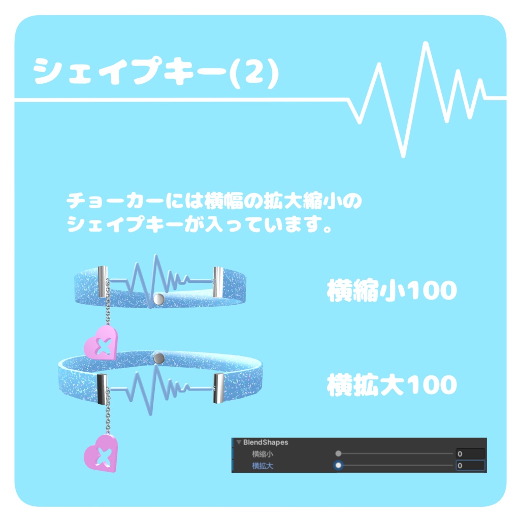 メディカルモチーフピアス&チョーカーセット