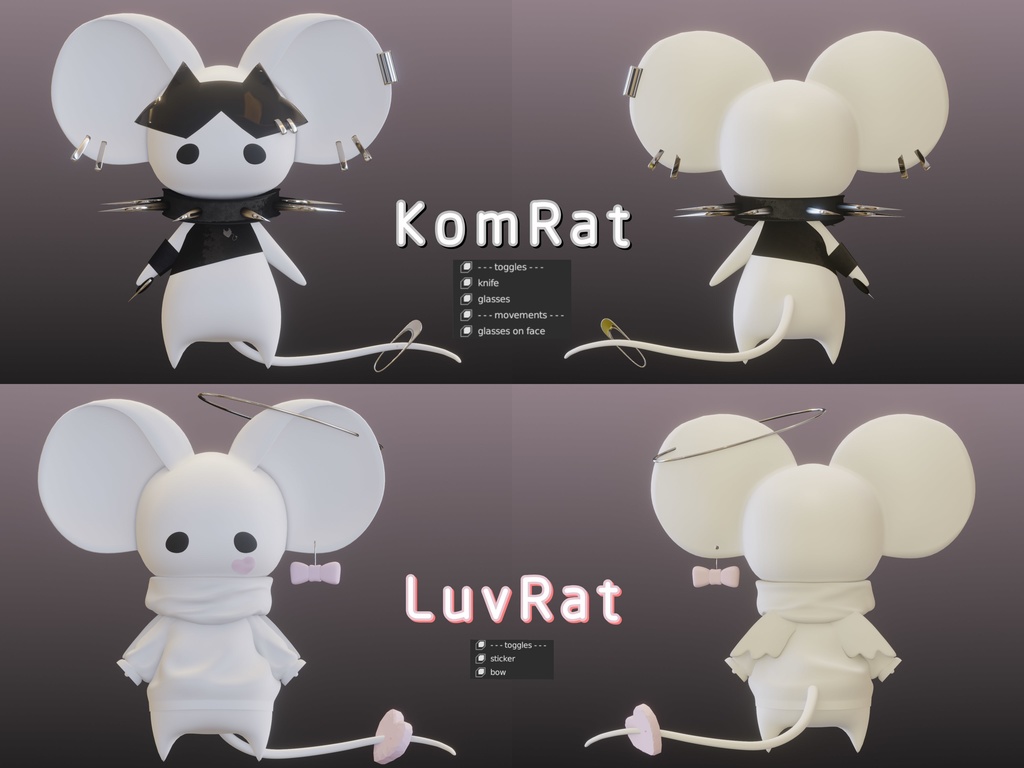 ✩ rat plushie ✩