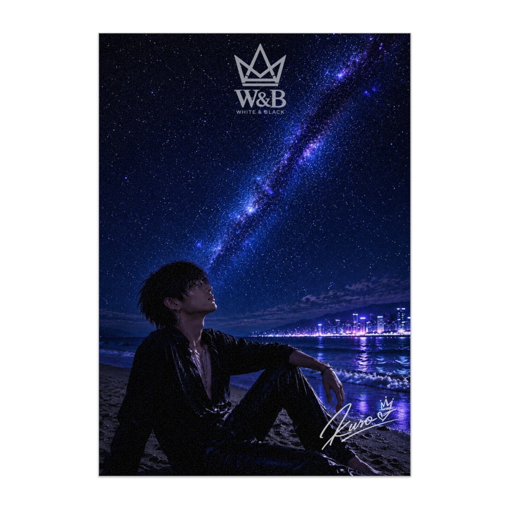 W&B【Ride on night -kuro-】ポスター（特典付き）