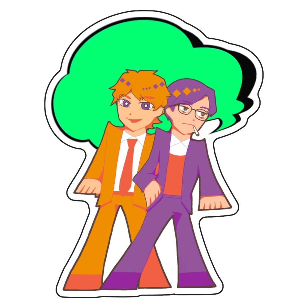 PERFECTな二人シール