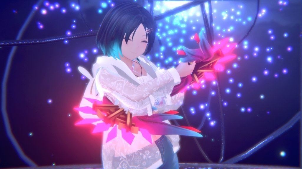 【3Dモデル】紫炎不死鳥の武器5種セット -Flame Phoenix weapons-【エフェクト付き】