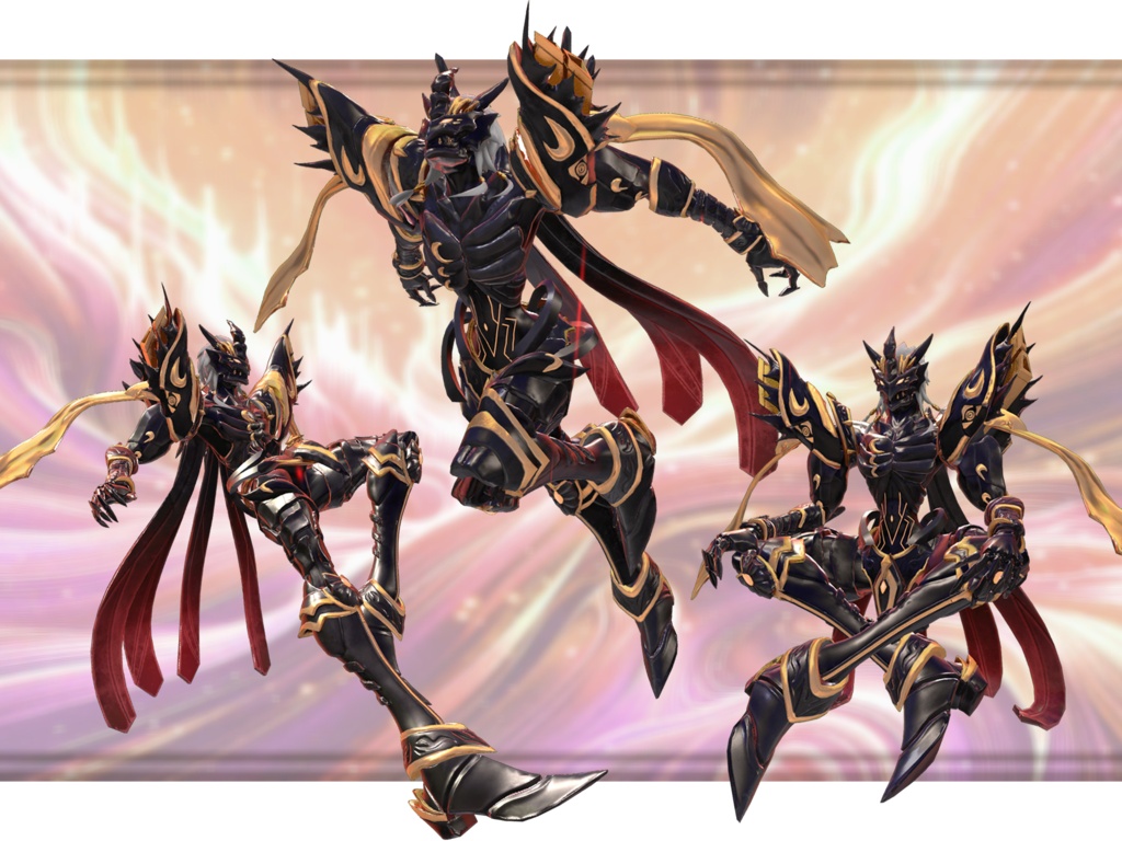 【イフリート専用】 EXマテリアルシリーズ【BlackGold + BlackGreen】