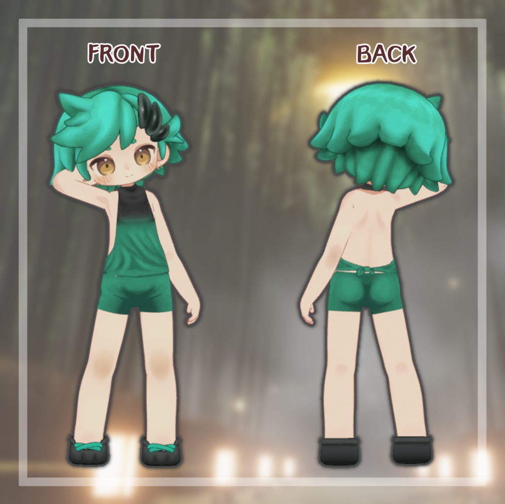 【ウズルハ】和風改変テクスチャ3色セット【hair & cloth Texture】