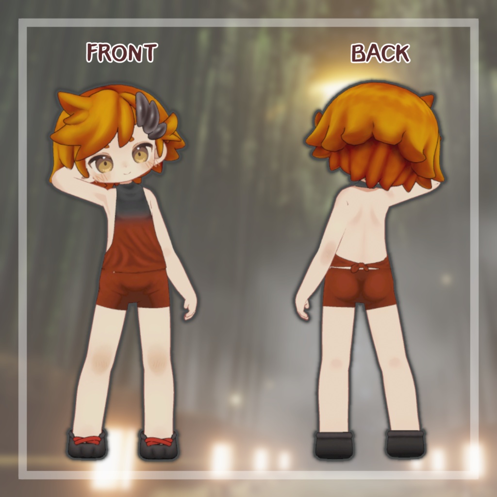 【ウズルハ】和風改変テクスチャ3色セット【hair & cloth Texture】