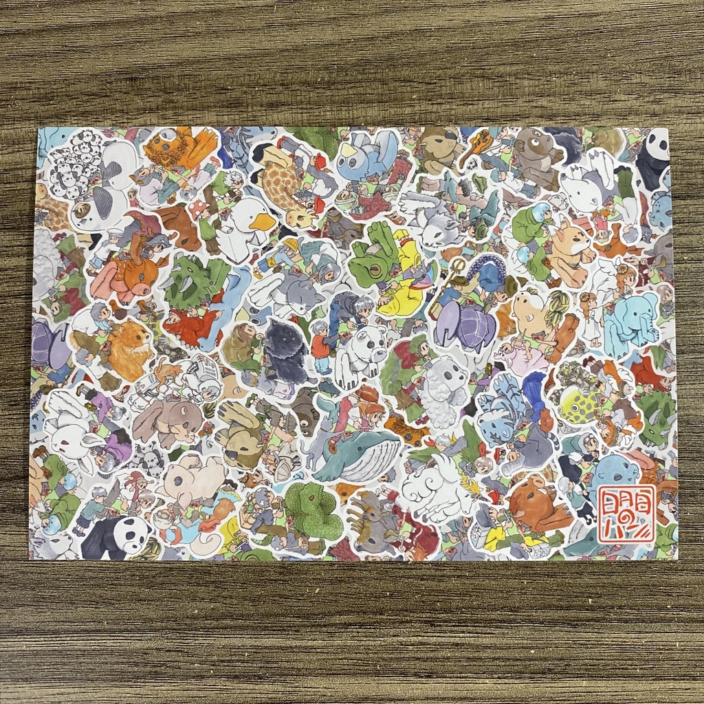 ノリノリライダー総柄ポストカード