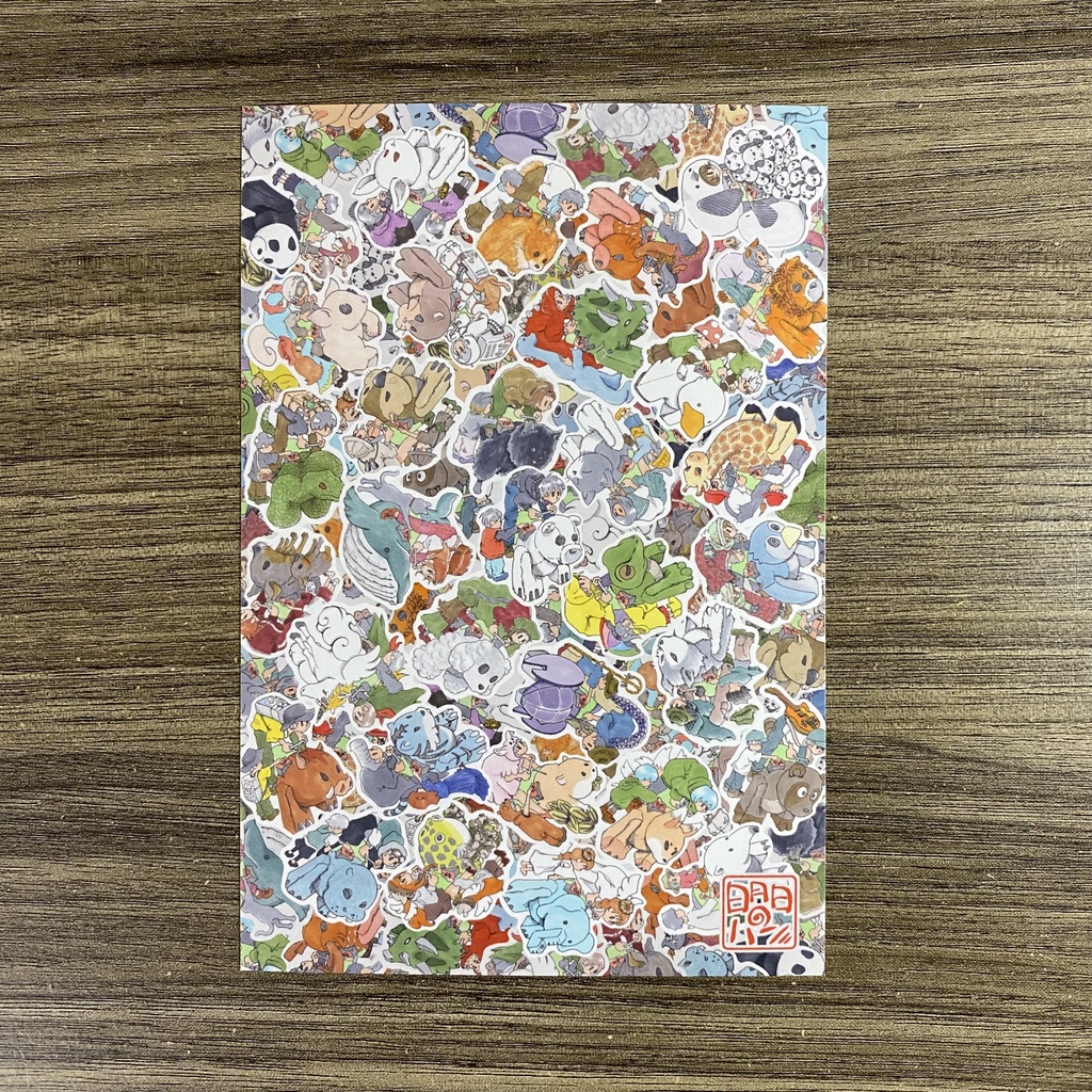 ノリノリライダー総柄ポストカード