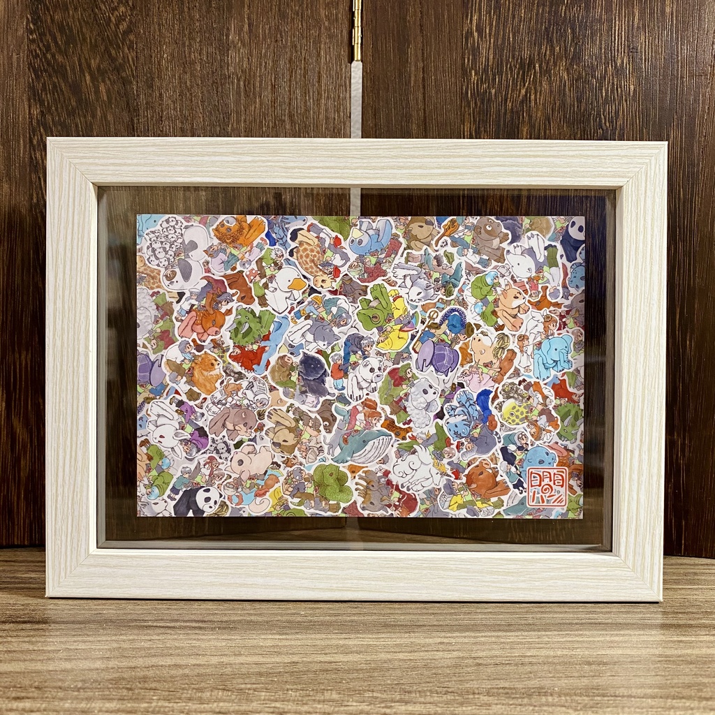 ノリノリライダー総柄ポストカード