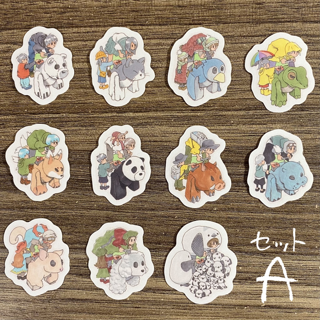 ノリノリライダーダイカットシールセット