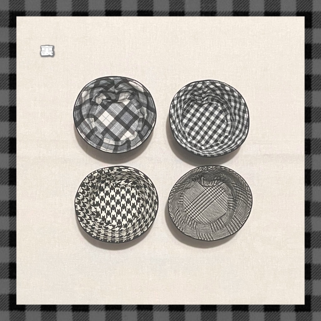 シンプルバケットハット