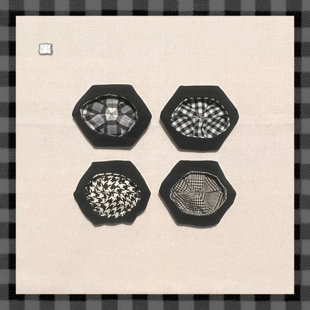 シンプルベレー帽