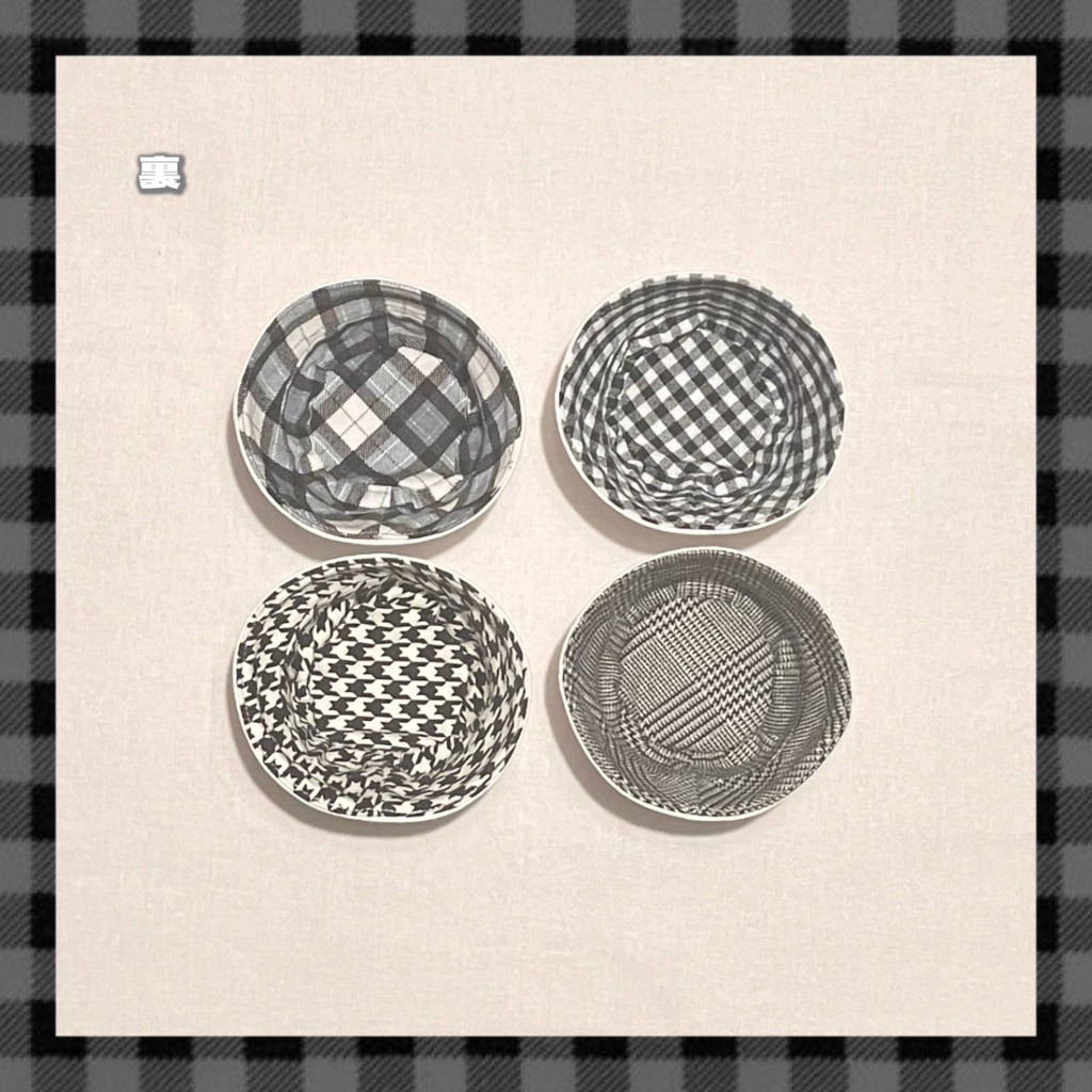 シンプルバケットハット