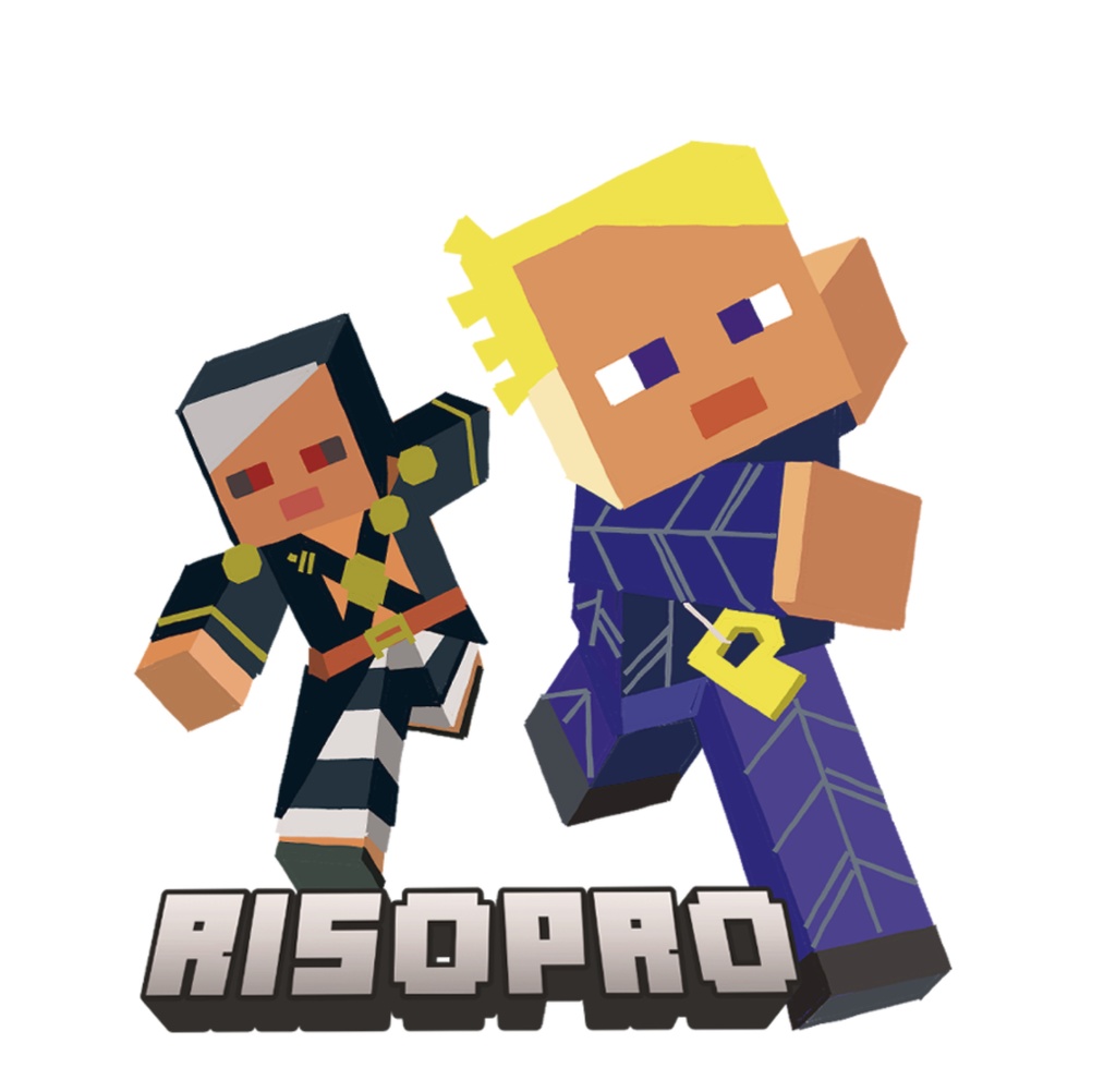 リゾプロステッカー(マイクラ風&48手)