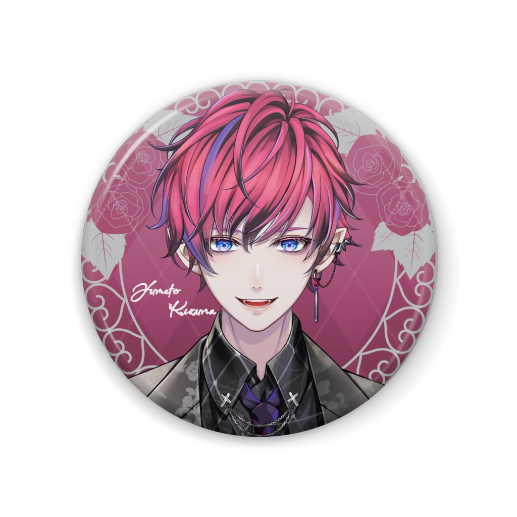 キズナ夢兎 缶バッジ ホストver 57mm(レア)