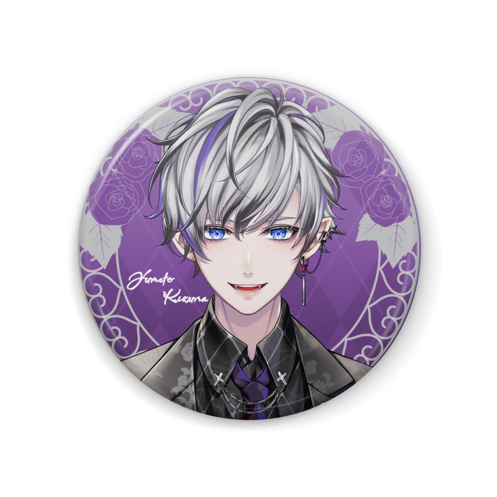 キズナ夢兎　缶バッジ(通常)　５７㎜