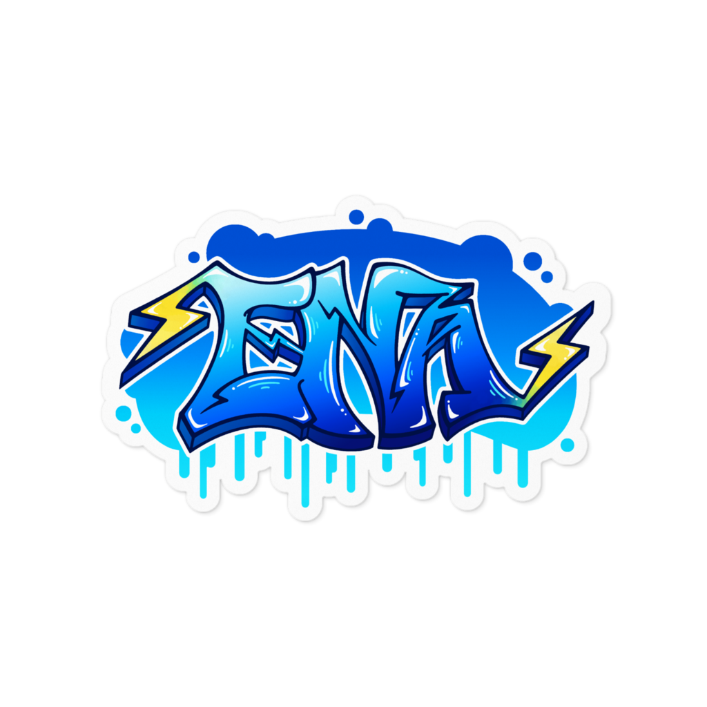 ENA Logoステッカー Graffiti...