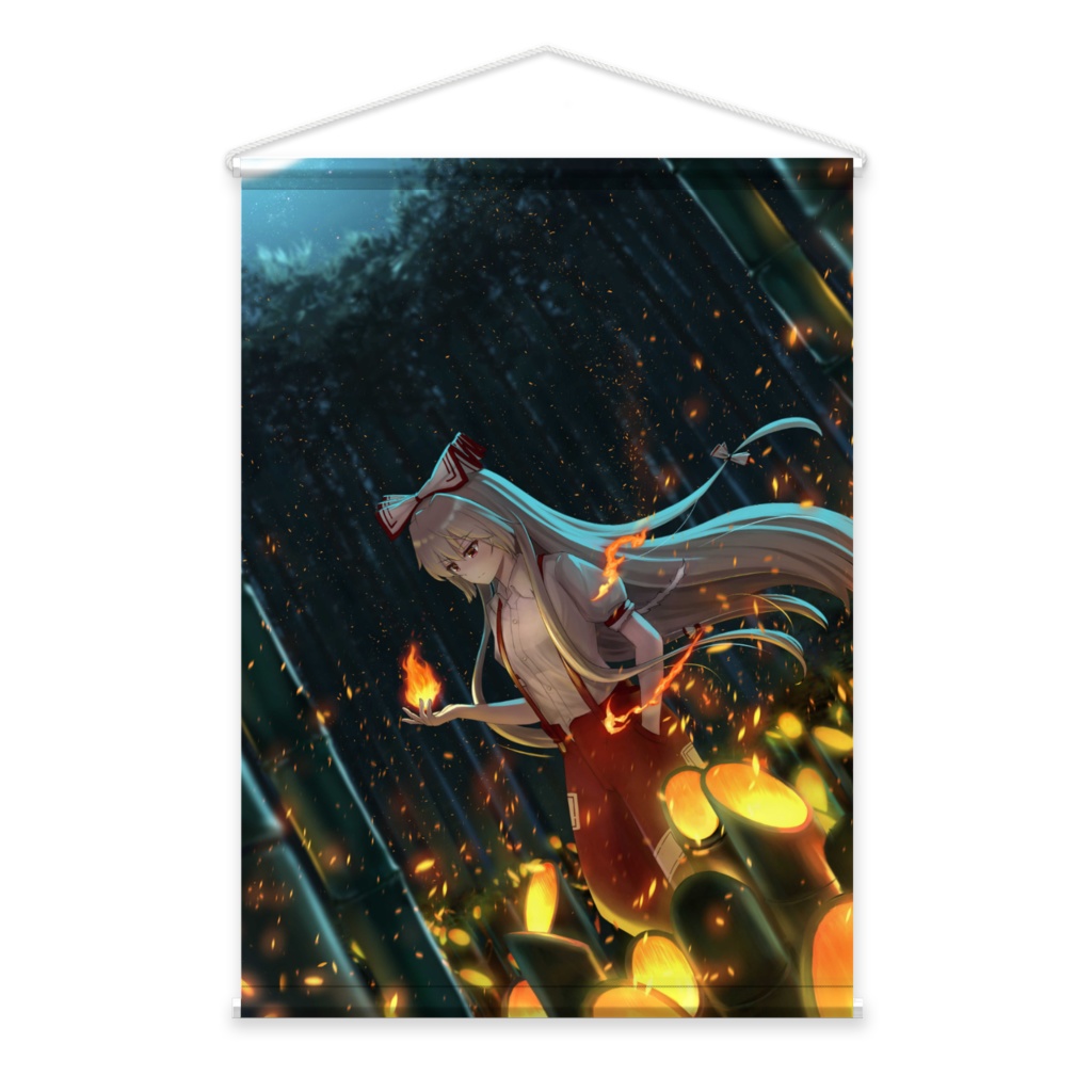 【B2縦タペストリー】藤原妹紅【東方Project】