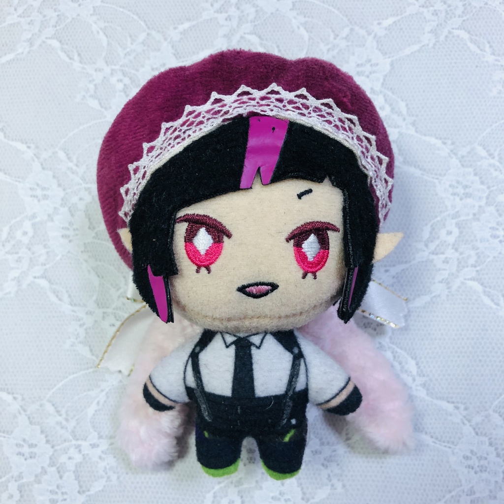 ぬい服 ベレー帽 うさ耳ホワイトリボン