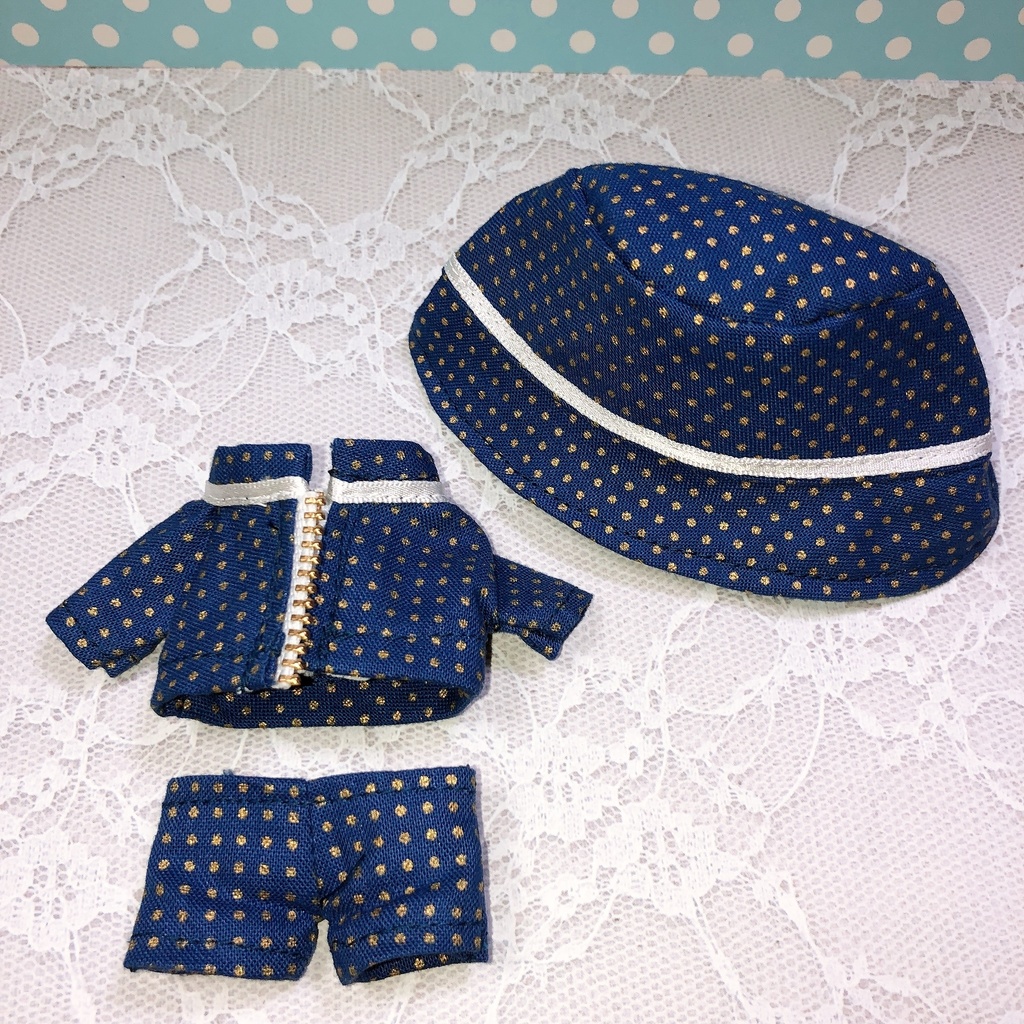 ぬい服 バケットハット ジャケット ズボン 3点セット