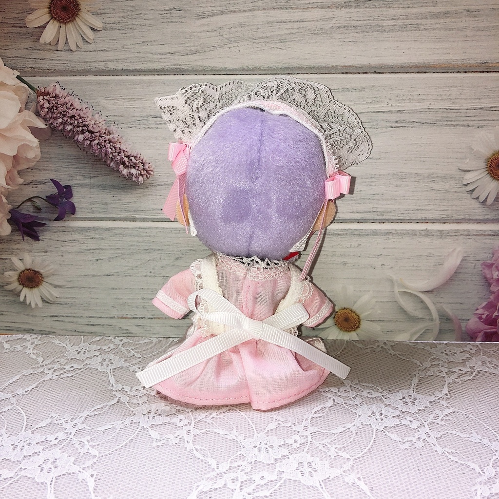 ぬい服 メイドさん ワンピース エプロン カチューシャ 3点セット