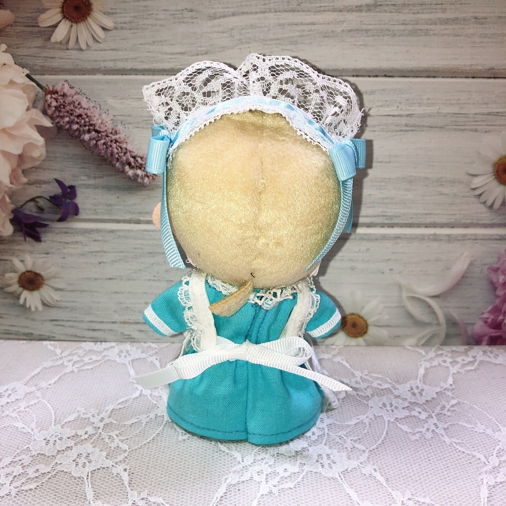 ぬい服 メイドさん ワンピース エプロン カチューシャ3点セット